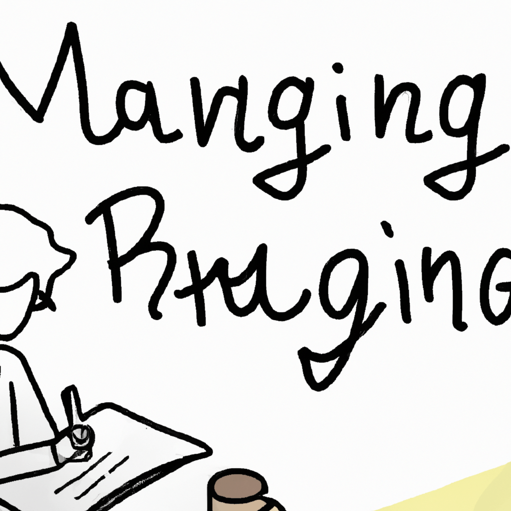 illustration of writing morning pages